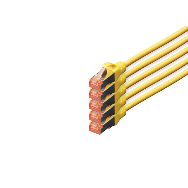 DIGITUS HARNESS CAT 6 S-FTP LSZH 10MT PACK 5 YELLOW