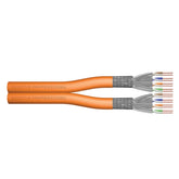 DIGITUS CAT 7 S-FTP INST CABLE 1200 MHZ 50575 AWG 23/1 500 M DRUM DX ORANGE