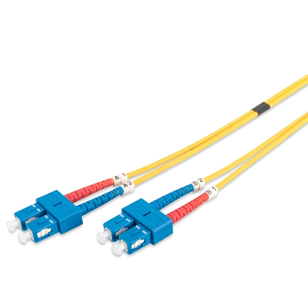 DIGITUS CHICOTE FIBRA DPX SINGLE MODE 09/125 SC/SC OS2 - 10MT