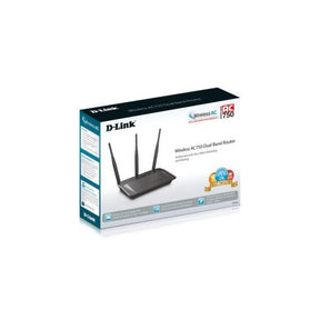 D-LINK ROUTER WIRELESS AC750 4x10/100 DUAL-BAND WPS(MIMO)