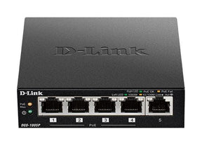 D-LINK SWITCH 5x10/100/1000 GIGABIT POE (60W)