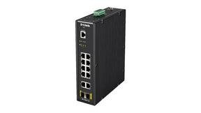 CONMUTADOR D-LINK INDUSTRIAL 12 PUERTOS L2 GESTIONADO INTELIGENTE 10X 1GBASET(X) 2X PUERTO SFP
