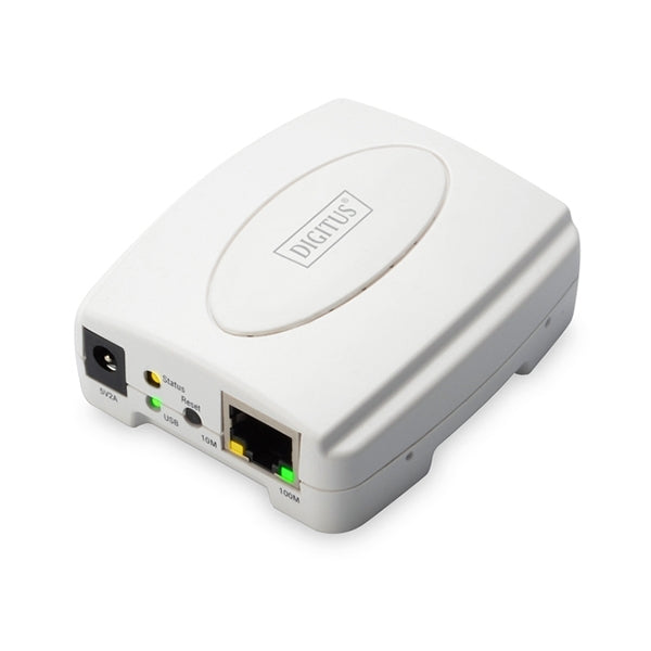 DIGITUS FAST ETHERNET PRINT SERVER (1x RJ45 1x USB 2.0)