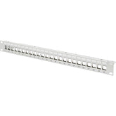 DIGITUS PATCH PANEL MODULAR 19 24P 1U GRAY EMPTY KEYSTONE