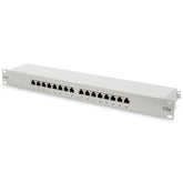 DIGITUS PATCH PANEL 19 16P CAT5E 1U ARMORED GRAY