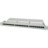 DIGITUS PATCH PANEL 19 24P CAT5E 1U ARMORED GRAY