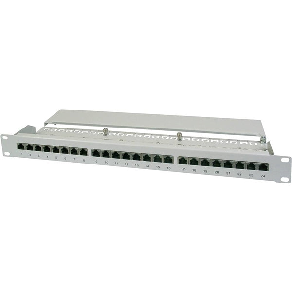 DIGITUS PATCH PANEL 19 24P CAT5E 1U ARMORED GRAY