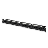 DIGITUS PATCH PANEL 19 24P CAT5E 1U BLACK