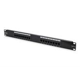 DIGITUS PATCH PANEL 19 16P CAT6 1U UTP BLACK