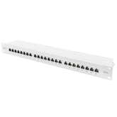 PATCH PANEL DIGITUS 19 24P CAT6A 1U BLINDADO GRIS