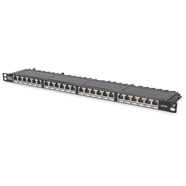 DIGITUS PATCH PANEL 19 24P CAT6 0.5U BLINDADO PRETO