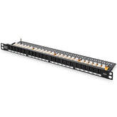 DIGITUS PATCH PANEL 19 24P CAT6 0.5U UTP BLACK