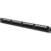 PATCH PANEL DIGITUS 19 24P CAT6 1U UTP NEGRO