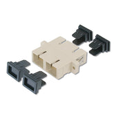 ADAPTADOR DIGITUS FIBRA OPTICA SC/SC DUPLEX MULTIMODO BEIGE