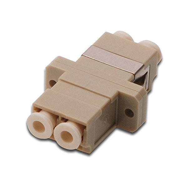 ADAPTADOR DIGITUS FIBRA OPTICA LC/LC DUPLEX MULTIMODO BEIGE