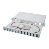 PANEL FIBRA DIGITUS 24xSC DUPLEX OM3 MM 1U (EQUIPADO)