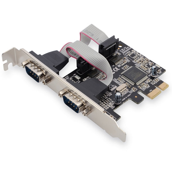 TARJETA PCIE DIGITUS 2XINTERFAZ SERIE (SOPORTE DE PERFIL BAJO INCLUIDO)