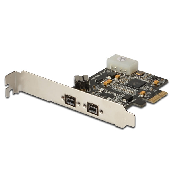 TARJETA DIGITUS PCI EXPRESS A FIREWIRE 800 (2/1 PUERTO) INC. SOPORTE DE PERFIL BAJO