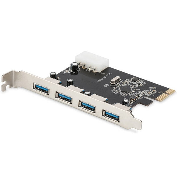 DIGITUS USB 3.0 4 PUERTOS PCI EXPRESS TARJETA ADICIONAL 4 PUERTOS A/F EXTERNO