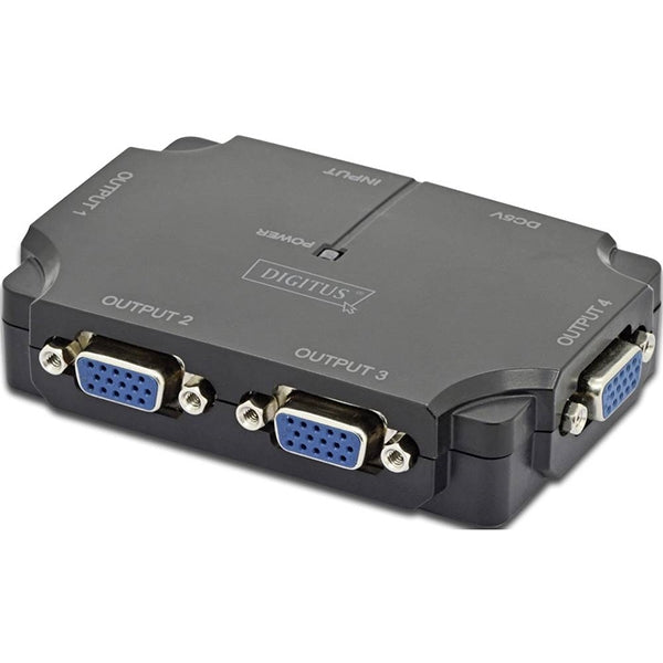 DIGITUS VGA SPLITTER 350MHz 1xINPUT M - 4xOUTPUT F