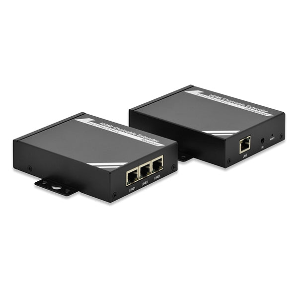 KIT EXTENSOR DIGITUS HDMI SOBRE IP (TRANSMISOR Y RECEPTOR) HASTA 100MT