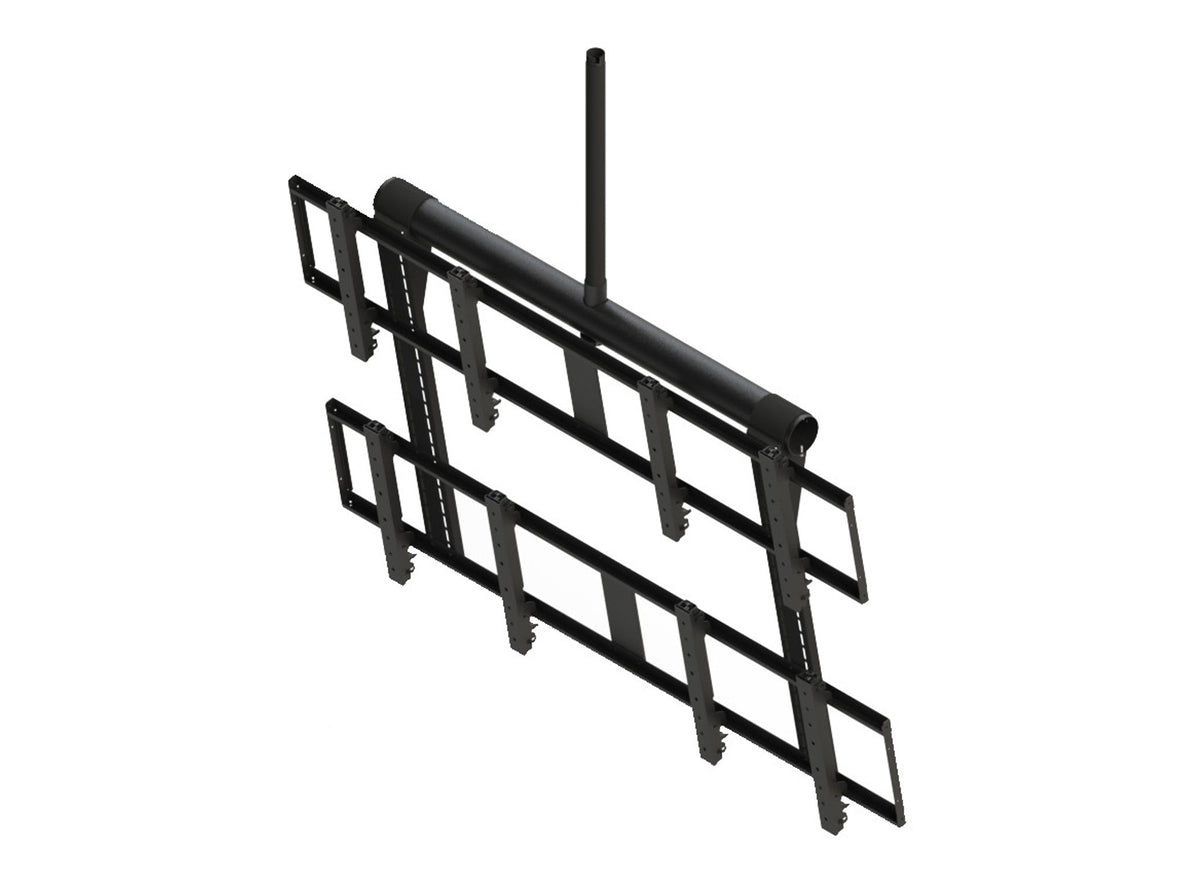 Peerless Digital Signage Video Ceiling Mount DS-VWT955-2X2 - Mounting Kit (Ceiling Mount) - Black - Screen Size: 40"-50" - Ceiling Mountable
