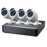 LEVELONE KIT VIDEO SURVEILLANCE CCTV 4 CHANNELS (INCL. CABLES AND 4 CAMERAS)