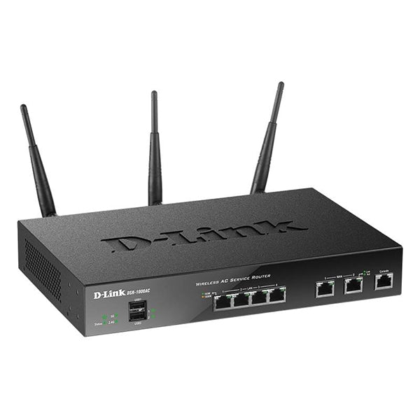 ROUTER D-LINK DUAL BANDA WI-AC 4X10/100/1000 + 2X10/100/1000 VPN