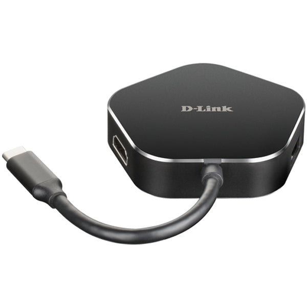 CONTROLADOR D-LINK HUB 4 EN 1 USB-C, HDMI