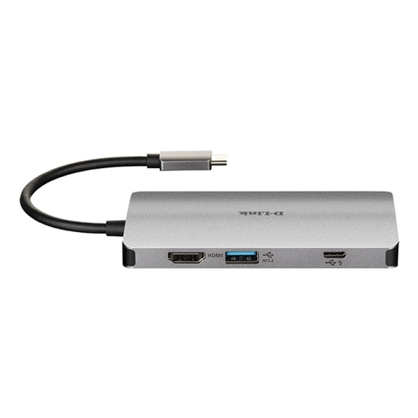 HUB D-LINK USB-C 8 EN 1 CON HDMI/ETHERNET/LECTOR DE TARJETAS #PROMO #BLACK FRIDAY