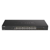 D-LINK SMART MANAGED SWITCH 24 X 10G BASE-T PORTS + 4 X 10G/25G SFP28 PORTS