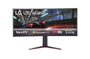 LG UltraGear 38GN950-B - LED Display - curved - 37.5" - 3840 x 1600 UWQHD+ @ 144 Hz - Nano IPS - 450 cd/m² - 1000:1 - DisplayHDR 600 - 1ms - 2xHDMI, DisplayPort