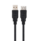 EWENT EXTENSION CABLE USB 2.0 M/F BLACK 3MT