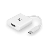 ADAPTADOR EWENT USB-C A HDMI BLANCO