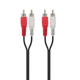 EWENT AUDIO CABLE 2XRCA- 2XRCA M/M 0.5MT