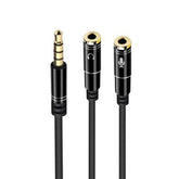 CABLE DE AUDIO EWENT 2X 3.5MM A 1X 3.5MM PREMIUM