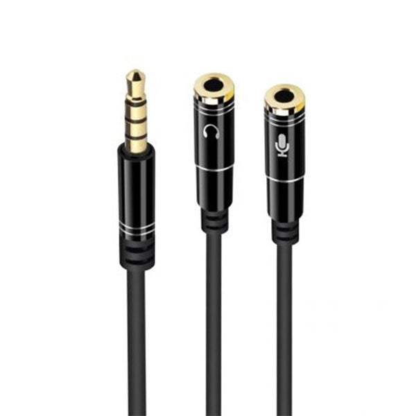 EWENT CABO AUDIO 2X 3.5MM PARA 1X 3.5MM PREMIUM