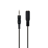 EWENT AUDIO CABLE 3.5MM M/F 5MT