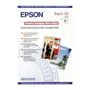 EPSON PHOTO PAPER SEMI-BRI PREMIUM A3+ 20FL