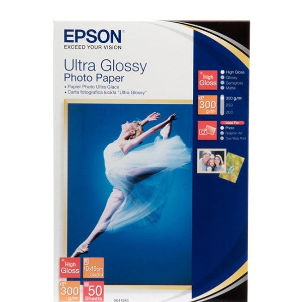 EPSON PAPEL ULTRA GLOSSY PHOTO 10x15 50FLS