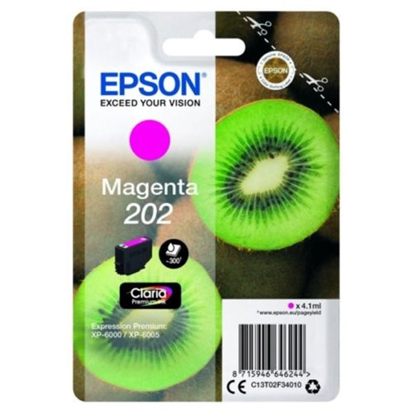 EPSON TINTEIRO MAGENTA 202 CLARIA PREMIUM XP-6000/6005