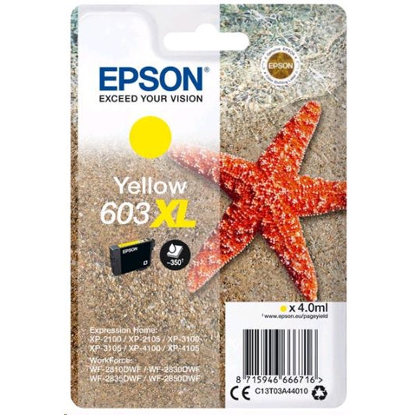 EPSON YELLOW INK 603 XL XP-28xx/31xx/21xx/41xx