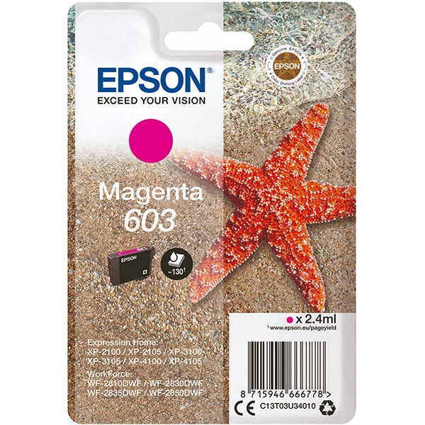 EPSON MAGENTA INK 603 XP-28xx/3100/21xx/3105/41xx