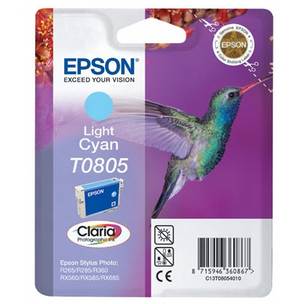 EPSON INK CARTRIDGE LIGHT BLUE L R265/360/RX560/PX650/820