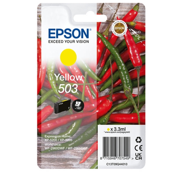 TINTA AMARILLA EPSON 503 XP5200/05/WF2960/65