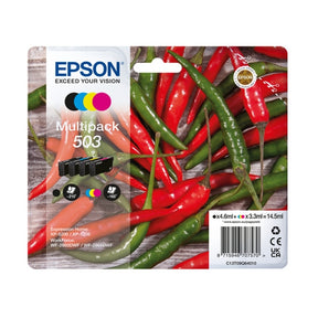 PACK TINTA EPSON 4 COLORES 503 XP5200/05/WF2960/65