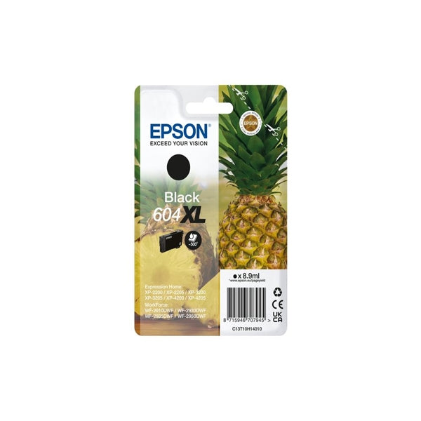 CARTUCHO DE TINTA EPSON NEGRO 604XL XP2200/05/3200/05/4200/05/WF2910/30/35/50