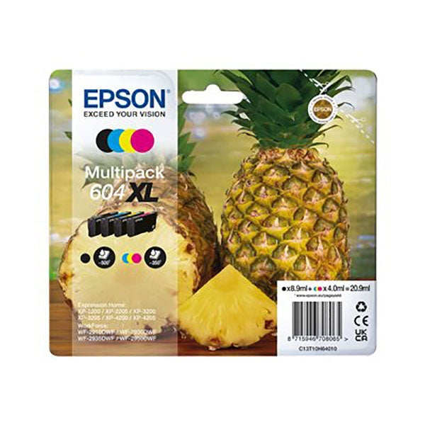 EPSON INK PACK 4 COLORS 604XL XP2200/05/3200/05/4200/05/WF2910/30/35/50