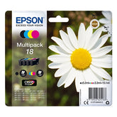 PACK TINTA EPSON 4 COLORES 18 XP102/XP205/XP305/XP405 CON ALARMA