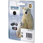 EPSON 26XL HIGH CAP TINTA NEGRA CON ALARMA XP-800/700/600/605/820/720/620/625/5